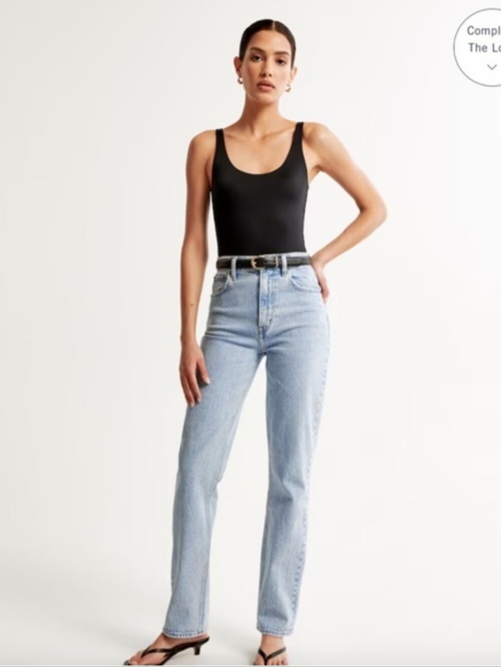 Abercrombie & Fitch The '90s Straight Ultra High Rise Size 30/10 Long - Picture 1 of 6